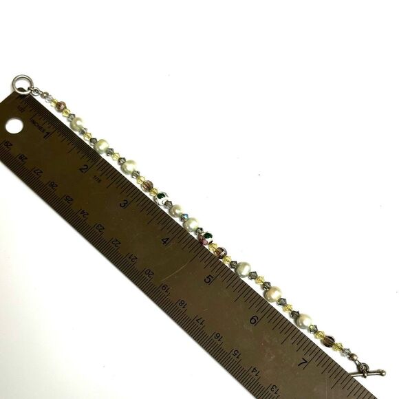 Pearl Cloisonné crystal beaded bracelet - Picture 8 of 8